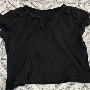 Brandy Melville Black Crop Top